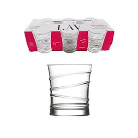 Lav Ring 6'lı 65 cc Kahve Yanı Su Bardak