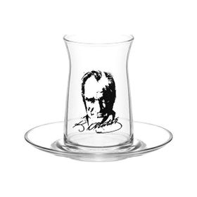 Lav Vega 4'lü Atatürk Temalı Çay Seti