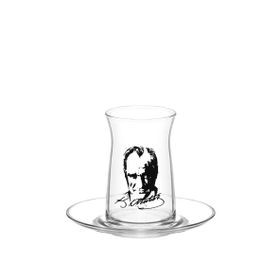 Lav Vega 4'lü Atatürk Temalı Çay Seti