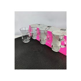 Lav Yudum 6 Parça Kulplu Çay Bardağı