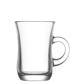 Lav Yudum 6'lı Kulplu Çay Bardağı