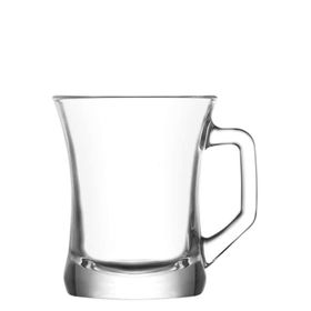 Lav Zen Plus Kulplu 3'lü Çay Bardağı