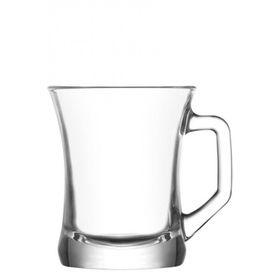 Lav Zen Plus Kulplu 3'lü Çay Bardağı