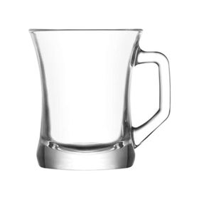 Lav Zen Plus Kulplu 3'lü Çay Bardağı