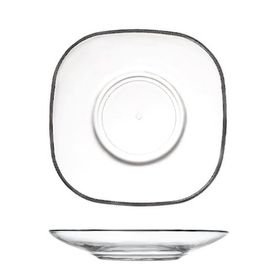Lav ZEN277 6'lı Cam Çay Tabağı Seti