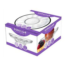 Lav ZEN277 6'lı Cam Çay Tabağı Seti