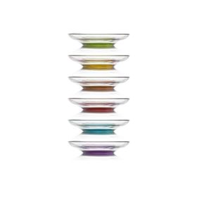 Lav ZEN277PT023FP Zen Art Craft Dip Boyalı 6'lı Çay Tabağı
