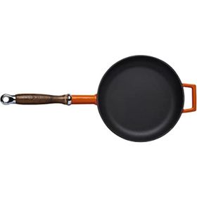 Lava 24 CM Turuncu Metal Saplı Döküm Kızartma Tavası
