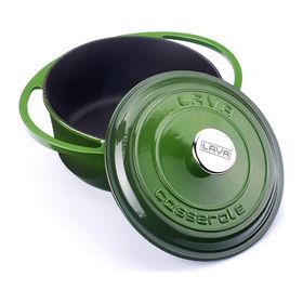Lava 24 cm Yeşil Yuvarlak Tencere