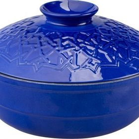 Lava 26 cm Mavi Majolica Anatolia Selçuklu Güveci