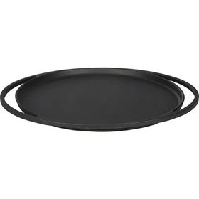 Lava 28 cm Döküm Demir Yekpare Çift Kulplu Yuvarlak Pizza Krep Pankek Tavası