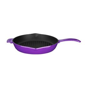 Lava 28 cm Mor Yuvarlak Izgara Tavası