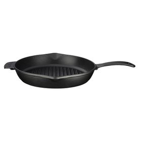 Lava 28 cm Siyah Mat Yuvarlak Izgara Tavası