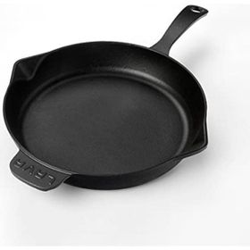 Lava 28 cm Siyah Metal Kulplu Döküm Kavurma Tavası