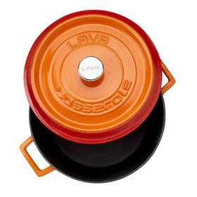 Lava 28 cm Turuncu Yayvan Tencere