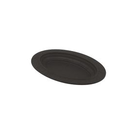 Lava 28x20 cm Siyah Döküm Oval Döner Kebap Tabağı