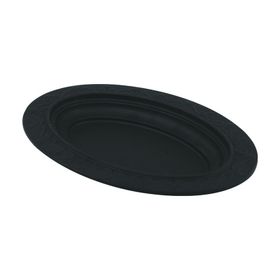 Lava 28x20 cm Siyah Döküm Oval Döner Kebap Tabağı