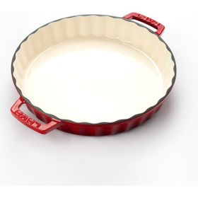 Lava 30 cm Kırmızı Yuvarlak Tepsi