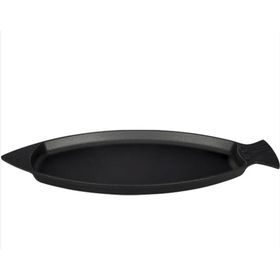 Lava 32 cm Döküm Tava Yuvarlak Izgaralı
