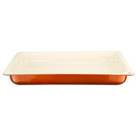 Lava 32x53 cm Turuncu Döküm Dikdörtgen 1/1 Gastronomi Küvet