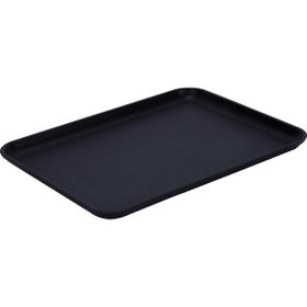 Lava 34x25 CM Siyah Döküm Dikdörtgen Servis Tabağı