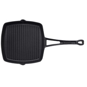 Lava Döküm 26x26 cm Kare Tek Kulplu Izgara Tava