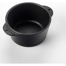 Lava Döküm Çap 8 cm Yuvarlak Sufle Sos Kabı