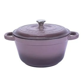 Lava Döküm Demir Kapak New Heritage Serisi Çap 26 cm Mor Döküm Yuvarlak Tencere