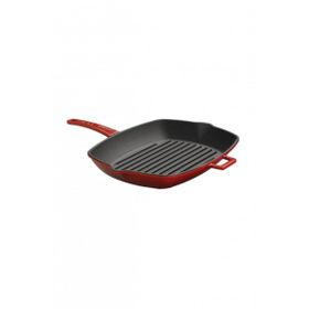 Lava Döküm Metal Saplı 26x32 cm Izgara Tava