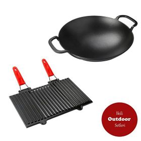 Lava Döküm Siyah 2'li Outdoor Seti