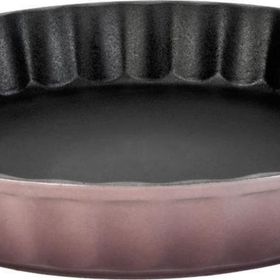 Lava Döküm Yuvarlak Döküm Demir Yekpare Çift Kulplu Çap 30 cm Mavi Rosto ve Fırın Tepsisi