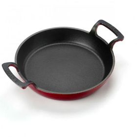 Lava Döküm Yuvarlak Kulplu 20 cm Kırmızı Sahan Tava