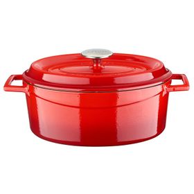 Lava Edition Serisi 21x27 cm Kırmızı Döküm Oval Tencere