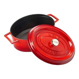 Lava Flok 25 cm Kırmızı Oval Tencere