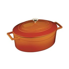 Lava Flok 27 cm Turuncu Oval Tencere