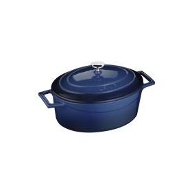Lava Folk Kırmızı 25 cm Oval Döküm Demir Tencere