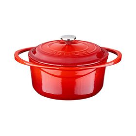 Lava Heritage Serisi Yuvarlak 20 cm Kırmızı Döküm Tencere