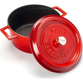 Lava Kırmızı 24 cm Döküm Tencere
