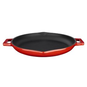 Lava Kırmızı 30 cm Döküm Kulplu Kızartma Tavası