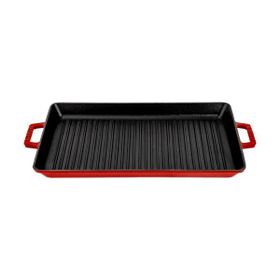 Lava LV GT 2645 R 26x45 cm Döküm Demir Kırmızı Dikdörtgen Izgara Tavası