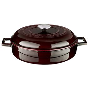 Lava Majolik Mor Metal Premium Serisi Döküm Çok Amaçlı 28 cm Yuvarlak Tencere