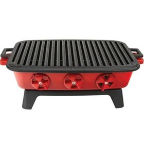 Lava Mavi 36x45 cm Döküm Mangal Alt Stand Gövde Kömür Teli ve Üst Izgara
