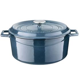 Lava Metal Premium Serisi 20 cm Gri Döküm Yuvarlak Tencere