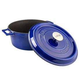 Lava Metal Premium Serisi 20 cm Mavi Döküm Yuvarlak Tencere