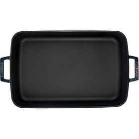 Lava Metal Premium Serisi 26x40 cm Majolik Gri Dikdörtgen Döküm Tepsi