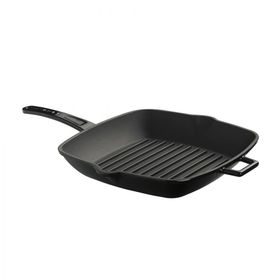 Lava Metal Saplı 26x26 cm Siyah Izgara Tava