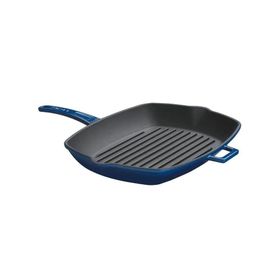 Lava Metal Saplı 26x32 cm Mavi Izgara Tava