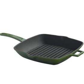 Lava Metal Saplı 28x28 cm Yeşil Izgara Tava