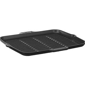 Lava Metal Silikon Sapli Dokum 21x30 cm Kırmızı Izgara Tava