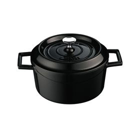 Lava Trendy 16 cm Siyah Yuvarlak Tencere